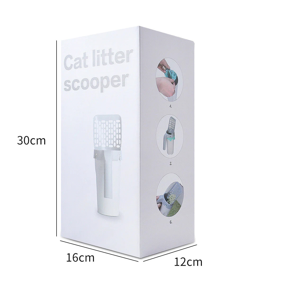 Sanitary 2-in-1 Cat Litter Scoop