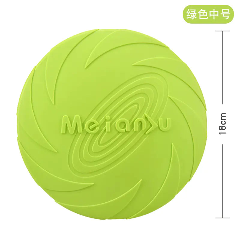 Dog Training Soft Rubber Frisbee