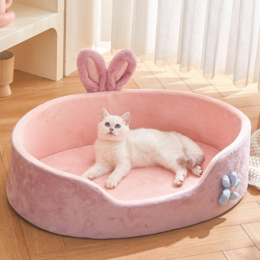 Cute Princess Pink Pet Bed