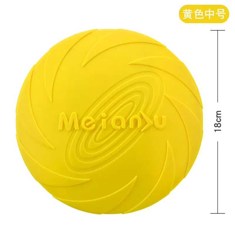 Dog Training Soft Rubber Frisbee