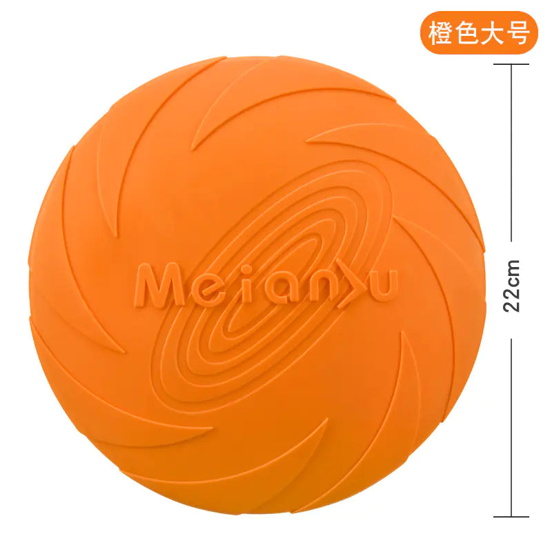 Dog Training Soft Rubber Frisbee
