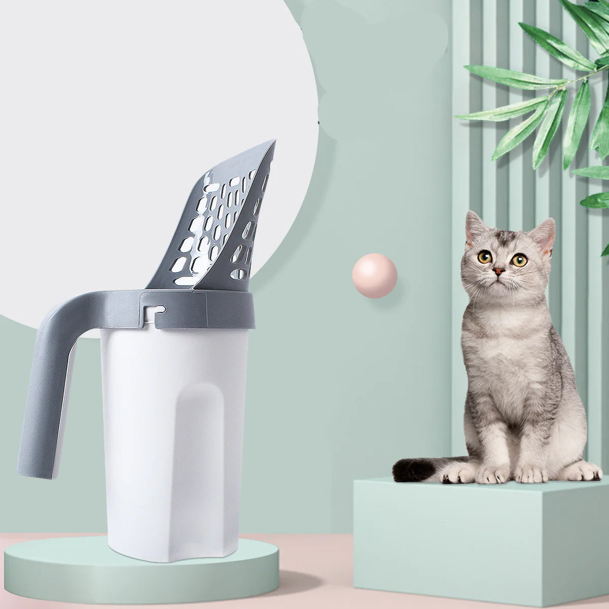 Sanitary 2-in-1 Cat Litter Scoop
