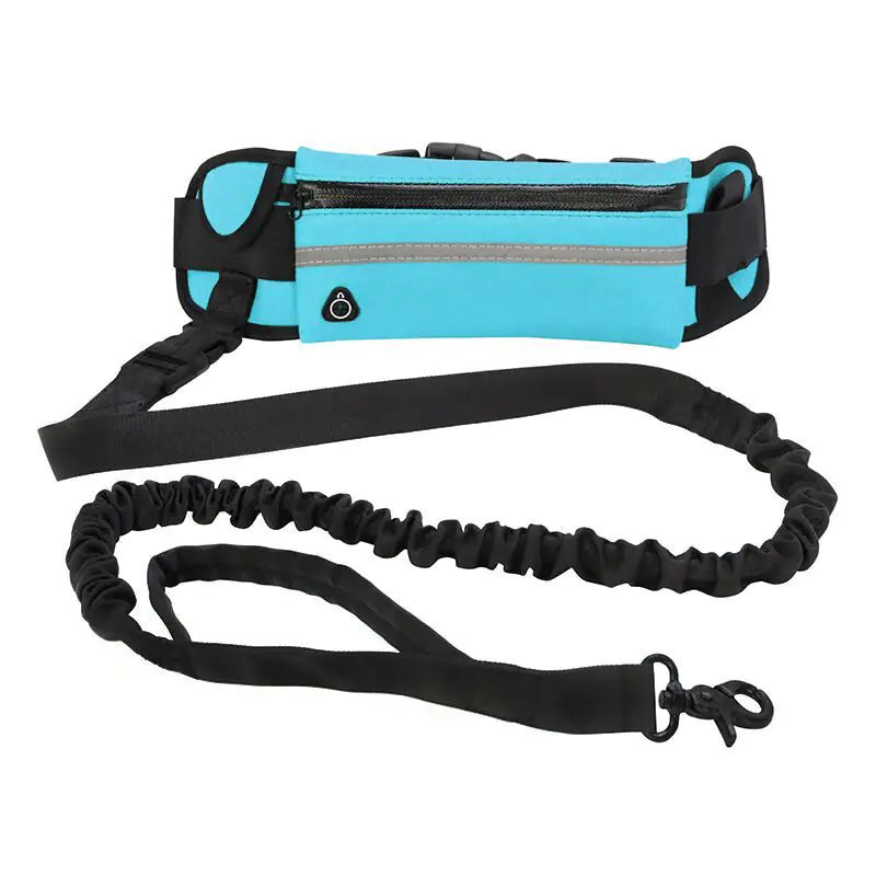 Hands Free Waist Leash for Convenient Dog Walking
