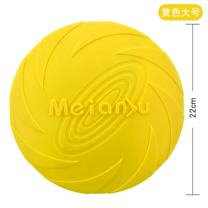 Dog Training Soft Rubber Frisbee