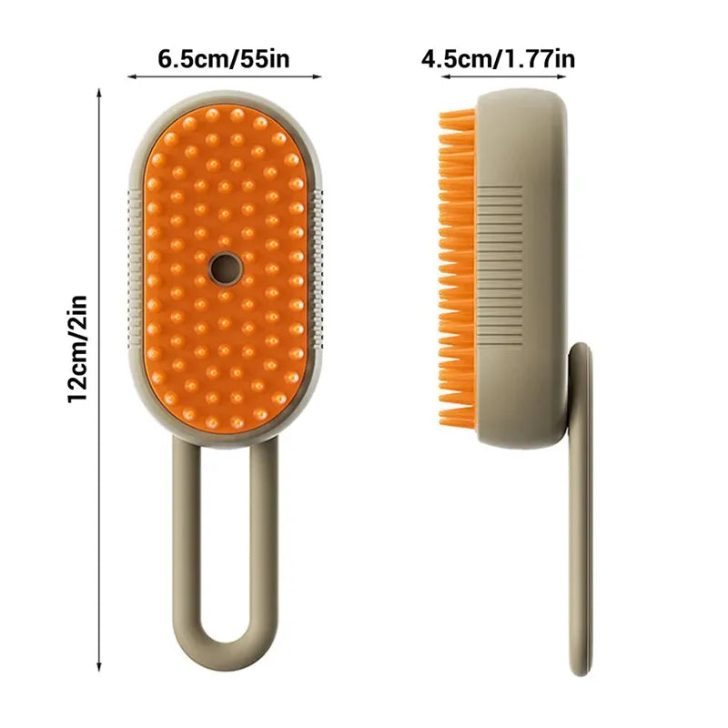 Paw-fect Pet Spa Massage & Steam Grooming Brush