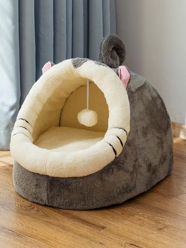 Adorable Cat & Dog Bed for All Seasons-Washable