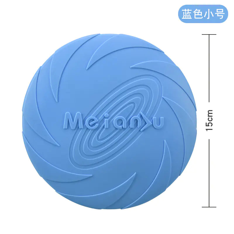 Dog Training Soft Rubber Frisbee