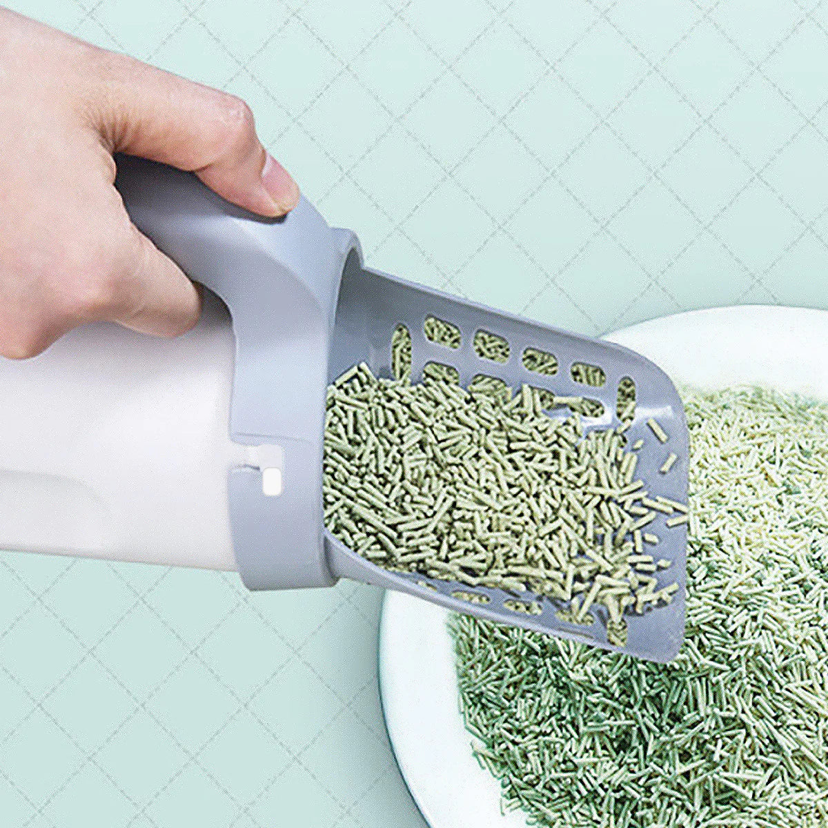 Sanitary 2-in-1 Cat Litter Scoop