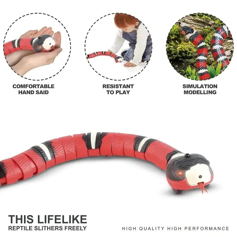 Interactive Snake Rechargable Toy for Cats