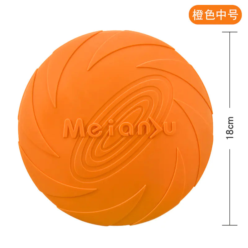 Dog Training Soft Rubber Frisbee