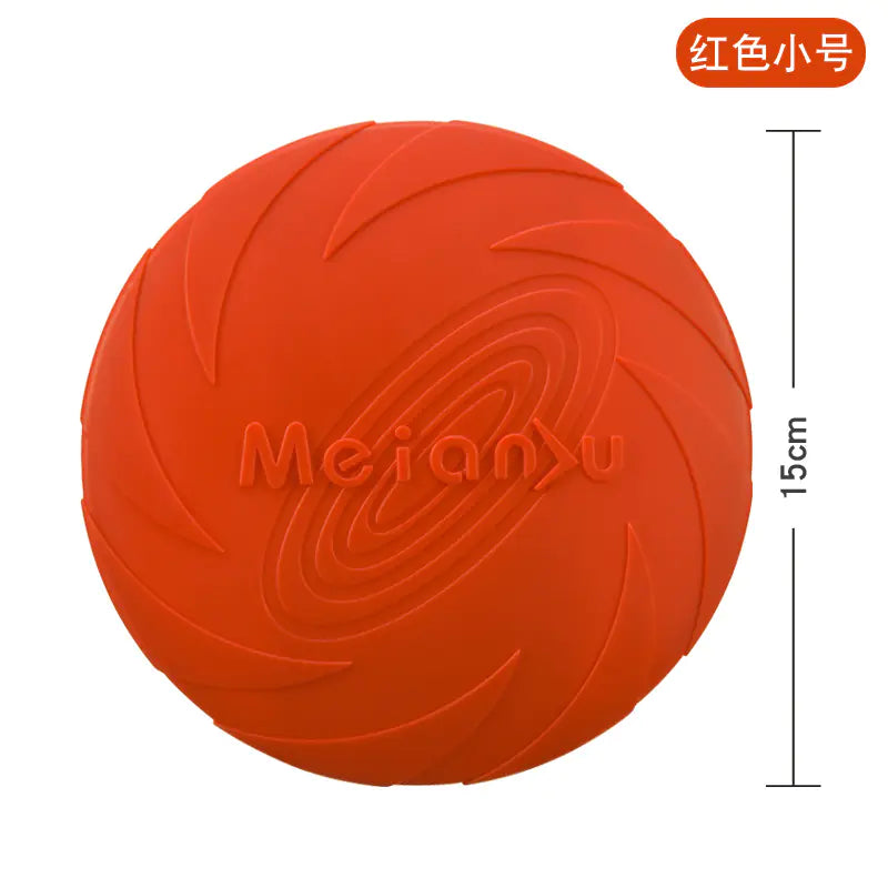 Dog Training Soft Rubber Frisbee