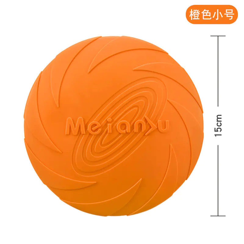 Dog Training Soft Rubber Frisbee