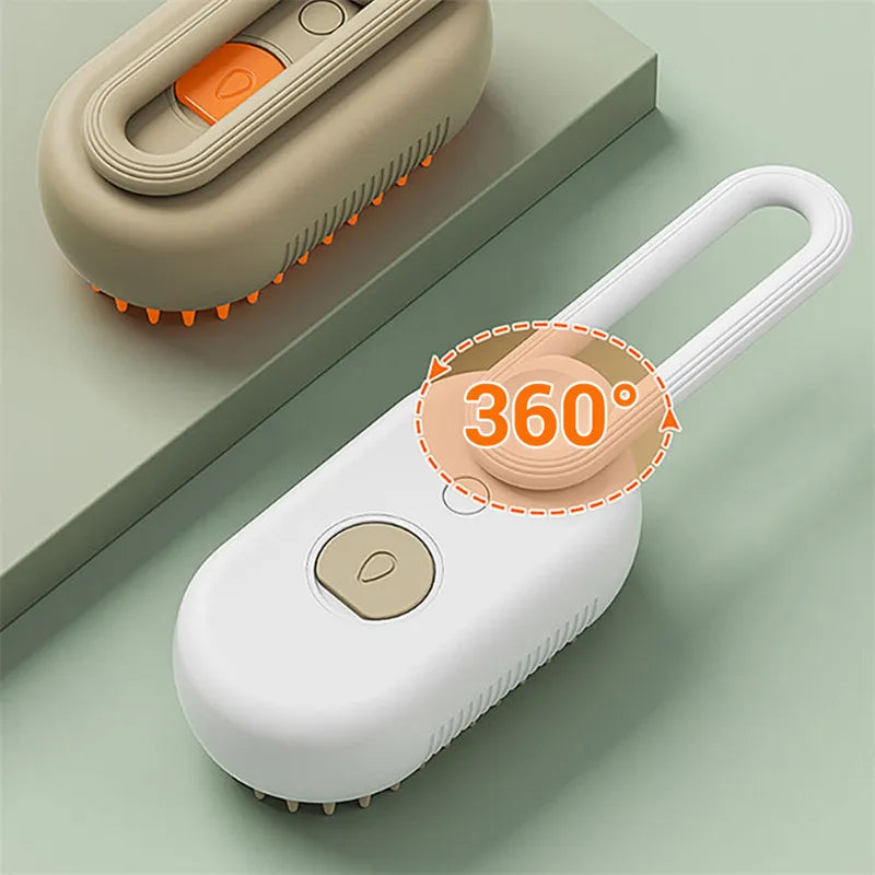 Paw-fect Pet Spa Massage & Steam Grooming Brush