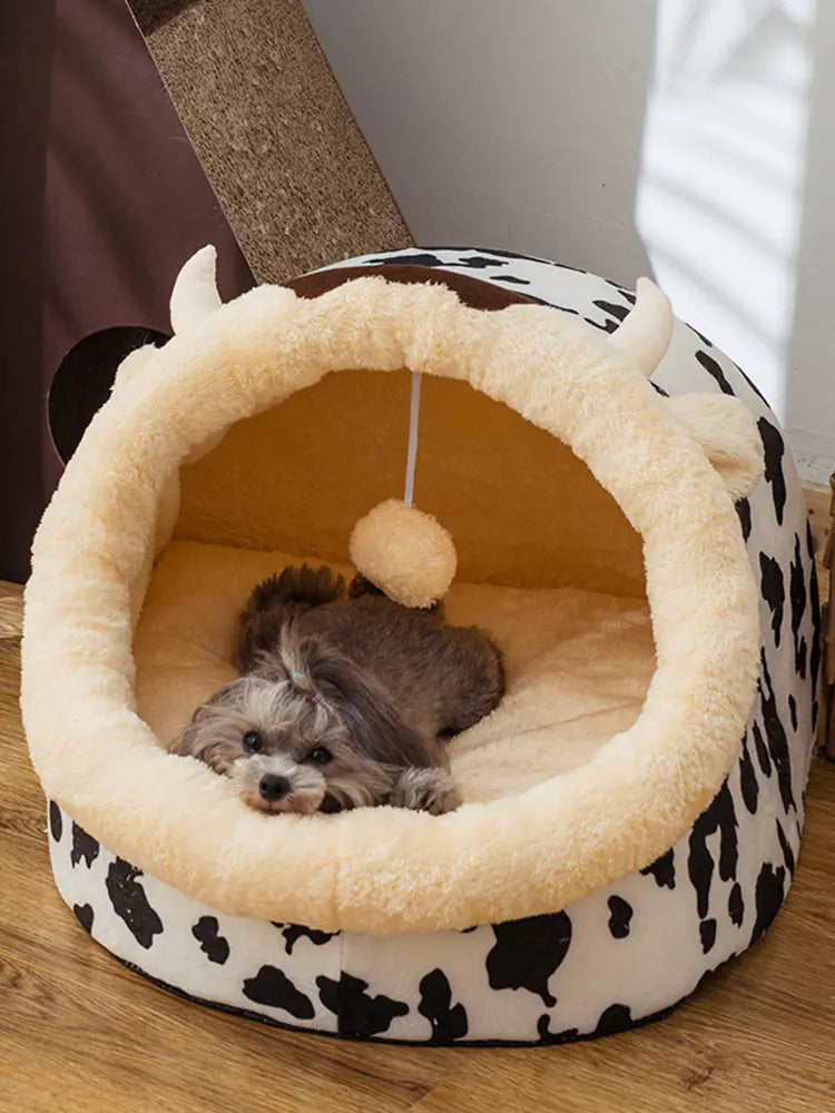 Adorable Cat & Dog Bed for All Seasons-Washable