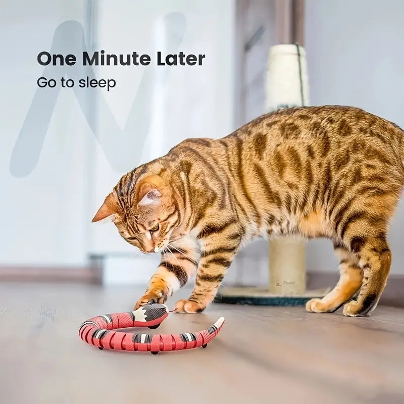 Interactive Snake Rechargable Toy for Cats