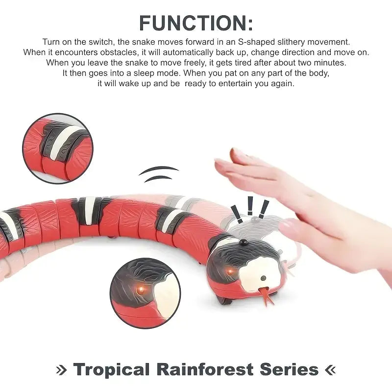 Interactive Snake Rechargable Toy for Cats