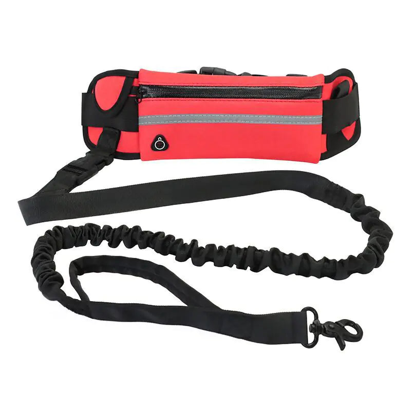 Hands Free Waist Leash for Convenient Dog Walking