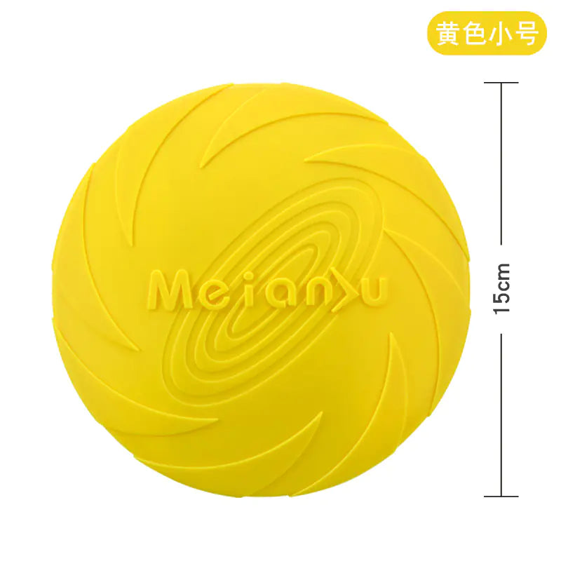 Dog Training Soft Rubber Frisbee