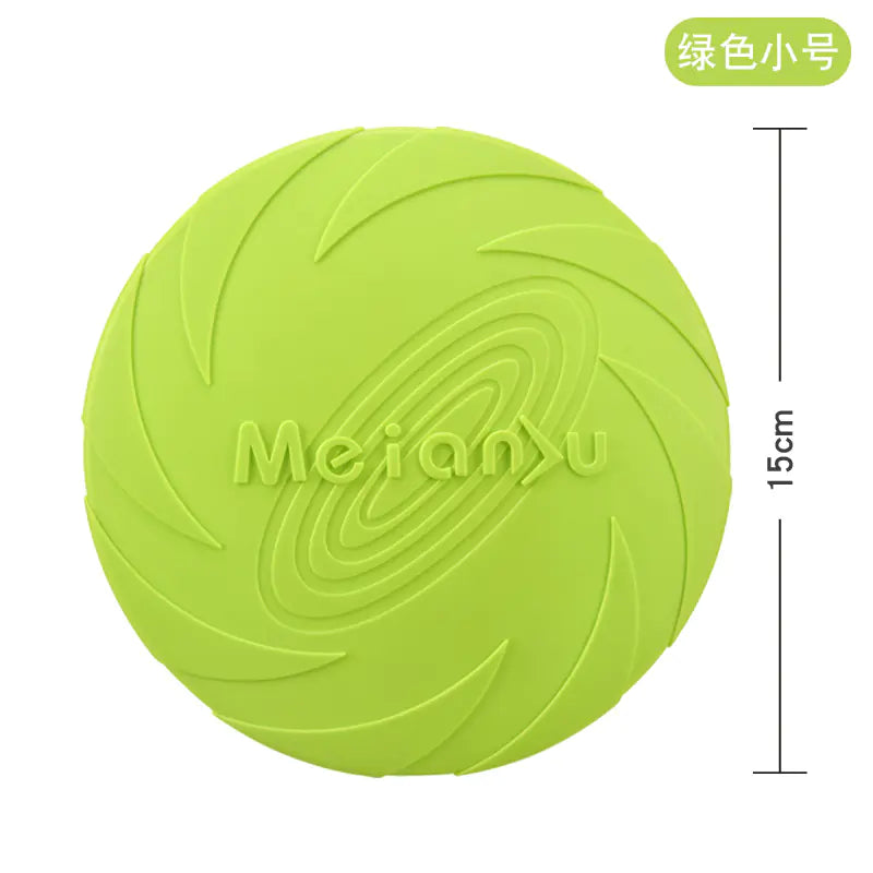 Dog Training Soft Rubber Frisbee