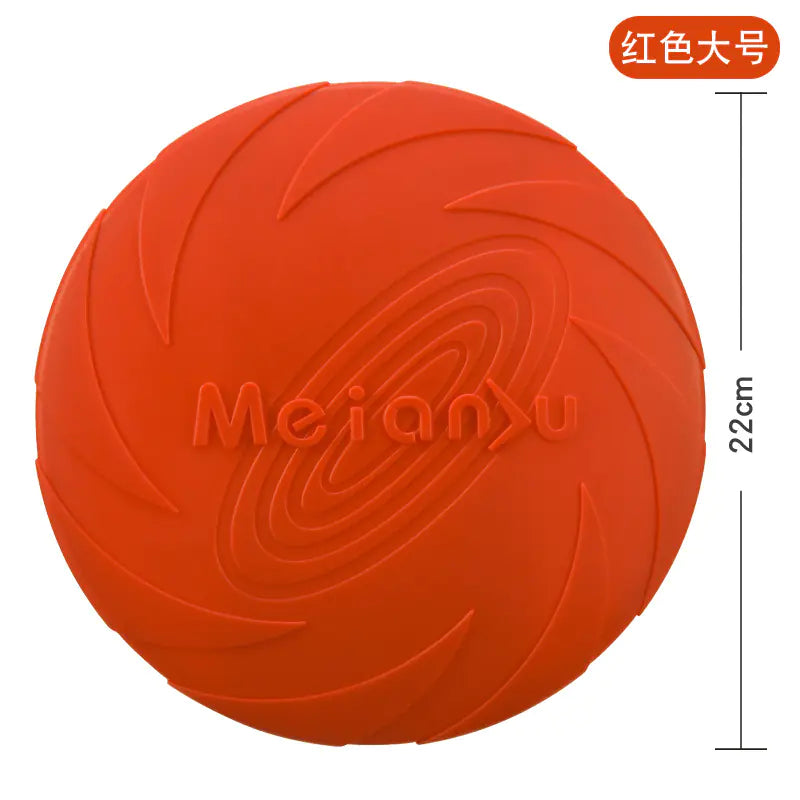 Dog Training Soft Rubber Frisbee