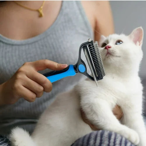 Professional Double-Sided Pet Grooming Brush