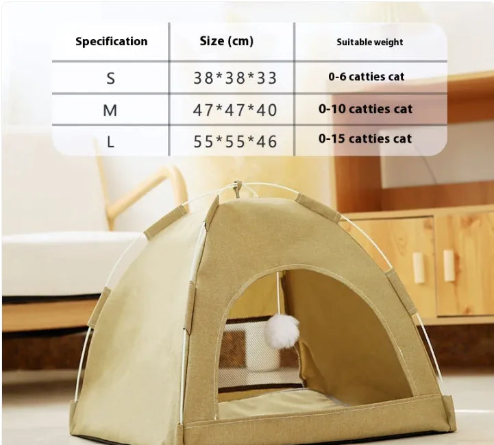 Perfect Pet Tent for Cats & Small Dogs