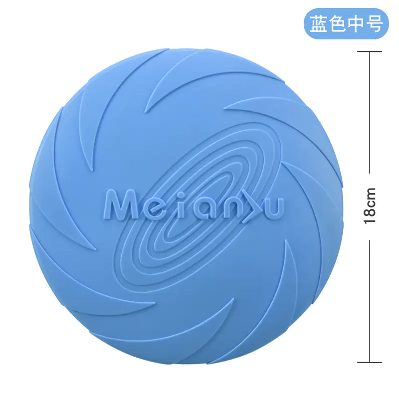 Dog Training Soft Rubber Frisbee