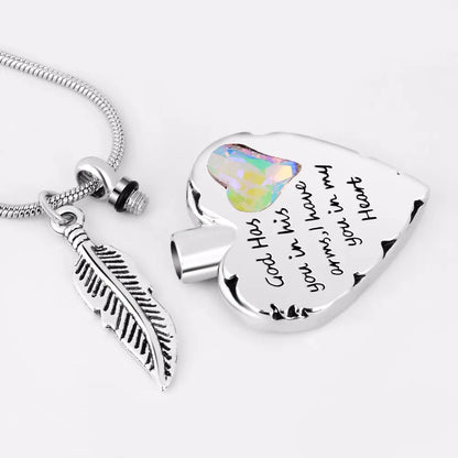 Swarovski Crystal Memorial Pendant for Ashes and Perfume