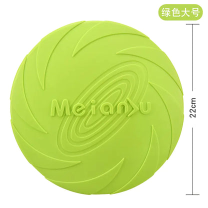 Dog Training Soft Rubber Frisbee