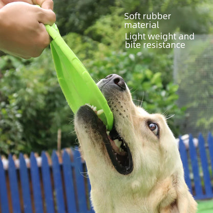 Dog Training Soft Rubber Frisbee