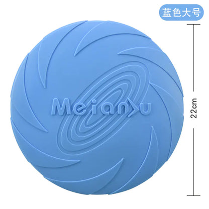 Dog Training Soft Rubber Frisbee