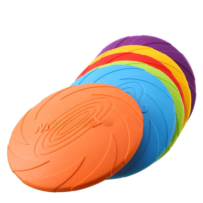 Dog Training Soft Rubber Frisbee