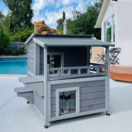 2 Story Kitty Condo with Large Balcony for Outdoor
